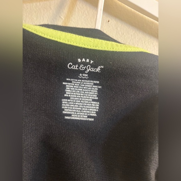 Baby Cat & Jack Ghost Graphic Matching Set Sweatshirt and Pants Size 6-9M - Picture 6 of 6